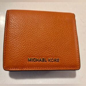 Michael Kors Burnt Orange Card Holder